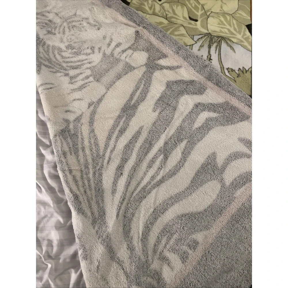 Beach Towel Sun Days 100% Cotton JC Penney Made in Brazil‎ Tigers